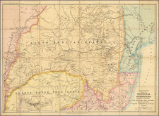 South Africa Map By Stanford's Geographical Establishment