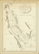 Arabian Peninsula and Egypt Map By Depot de la Marine / François Étienne  de Rosily-Mesros 