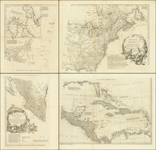 United States and North America Map By Richard William Seale