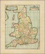 England Map By Robert Morden