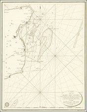 British Counties Map By E. Collin / Depot de la Marine