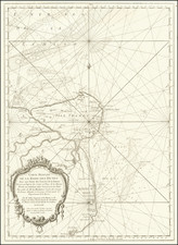 England and British Counties Map By Jacques Nicolas Bellin