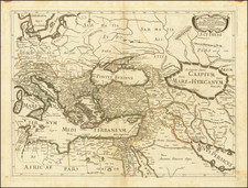 Italy, Turkey, Mediterranean, Central Asia & Caucasus, Middle East, Turkey & Asia Minor and Greece Map By Giacomo Giovanni Rossi