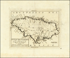 Jamaica Map By Vincenzo Maria Coronelli