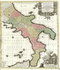 Europe and Italy Map By Matthaus Seutter