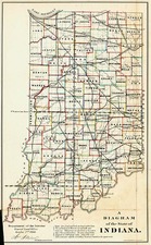 Midwest Map By General Land Office