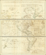 World, South America, Pacific, California and America Map By Robert Sayer  &  Bradock Mead  &  John Bennett