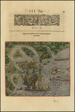 Brazil Map By Theodor De Bry