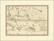 Philippines and Oceania Map By Adrien-Hubert Brué