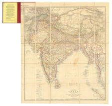 India Map By Edward Stanford