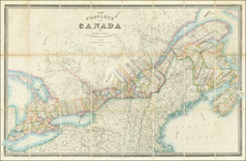 Eastern Canada Map By James Wyld