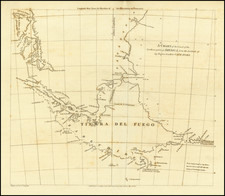 Argentina and Chile Map By James Burney