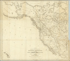 Midwest, Southwest, Rocky Mountains, Pacific Northwest, Alaska, California, Western Canada and British Columbia Map By Robert Greenhow