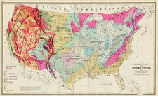 United States Map By O.W. Gray & Son