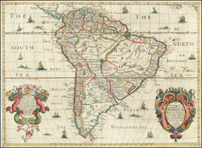 South America Map By Richard Blome