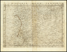 Spain and Portugal Map By Giacomo Gastaldi
