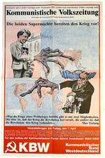 World, United States, Europe, Russia, Pictorial Maps, Portraits & People and Germany Map By Kommunistische Bund Westdeutschland