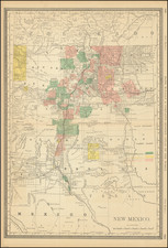 New Mexico Map By William Rand / Andrew McNally