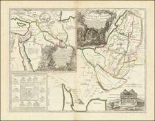 Holy Land Map By Gilles Robert de Vaugondy