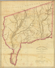 Marion District, South Carolina.  Surveyed by Thos. Harlee D.S. Improved for Mills' Atlas.