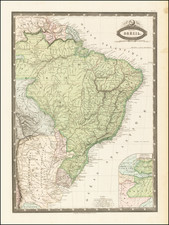 Brazil Map By F.A. Garnier