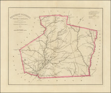 South Carolina Map By Robert Mills