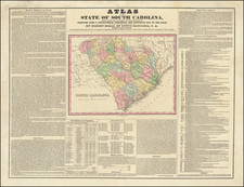 South Carolina and Title Pages Map By Robert Mills