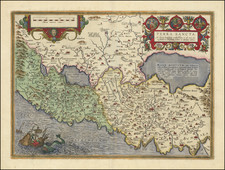 Holy Land Map By Abraham Ortelius