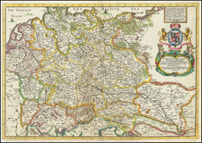 Poland, Baltic Countries and Germany Map By Richard Blome