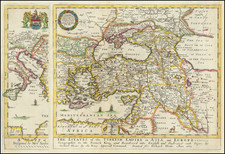 A Mapp of The Estates of the Turkish Empire in Asia and Europe . . . 1669 [includes Cyprus] By Richard Blome