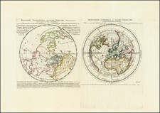 World and Polar Maps Map By Pierre Moullart-Sanson