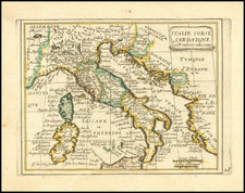 Italy Map By Antoine De Fer