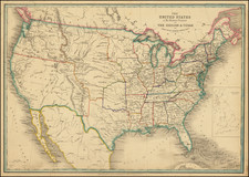The United States & The Relative Position of The Oregon & Texas . . .