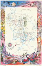 Curiosities Map By Barbara Remington