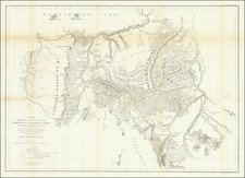 (Eastern Oregon / Idaho)  Map Showing the Routes travelled by the Command of Maj. E. Steen, U.S. Dragn. against the Snake Indians in 1860 by Lieut Joseph Dixon U.S. Topl. Engrs. from explorations and surveys made by him while attached to this Command . . .  By U.S. War Department