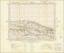 North Africa Map By Geographical Section, War Office (UK)