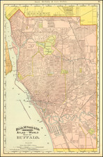 New York State Map By Rand McNally & Company