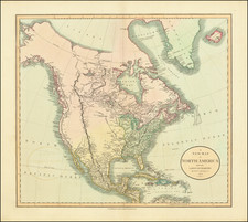 North America Map By John Cary