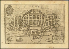 Other Italian Cities and Sardinia Map By Pietro Bertelli