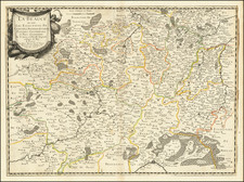 Centre et Pays de la Loire Map By Nicolas Sanson