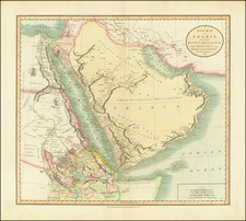 A New Map of Arabia, Including Egypt, Abyssinia, The Red Sea &c &c. . . 1804 By John Cary