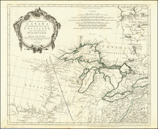 Midwest, Illinois, Michigan, Minnesota, Wisconsin and Western Canada Map By Paolo Santini