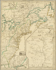 United States, New England, Mid-Atlantic, Southeast and Eastern Canada Map By George Louis Le Rouge