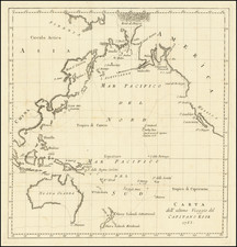 Pacific Ocean, Pacific Northwest, Hawaii, Pacific, Australia and Hawaii Map By La Harpe