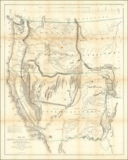 Southwest, Colorado, Utah, Nevada, Rocky Mountains, Oregon, Washington, California, Rare Books and Fair Map By John Charles Fremont / Charles Preuss