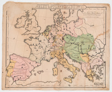 Europe Map By G.W. Colton