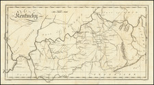 Kentucky Map By John Melish