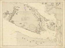 Southern Part of Vancouver Island and Adjacent Coast Entrance of Juan de Fuca Strait to Nanimo Harbor  Compiled from the latest British and United States Coast Survey 1886 By U.S. Hydrographical Office