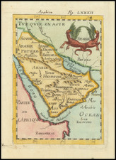 Middle East and Arabian Peninsula Map By Alain Manesson Mallet