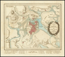 Boston Map By James Fenimore Cooper